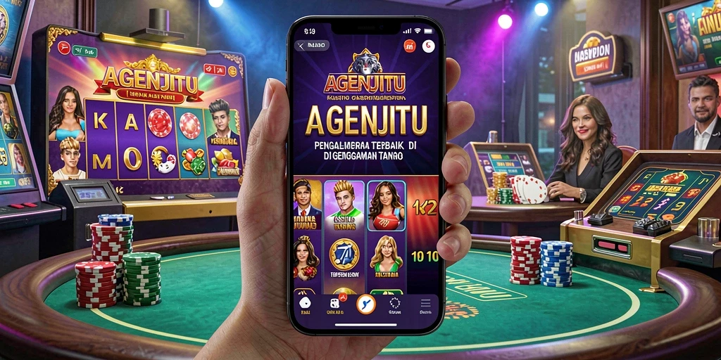 Tampilan menarik AGENJITU saat gameplay kasino.