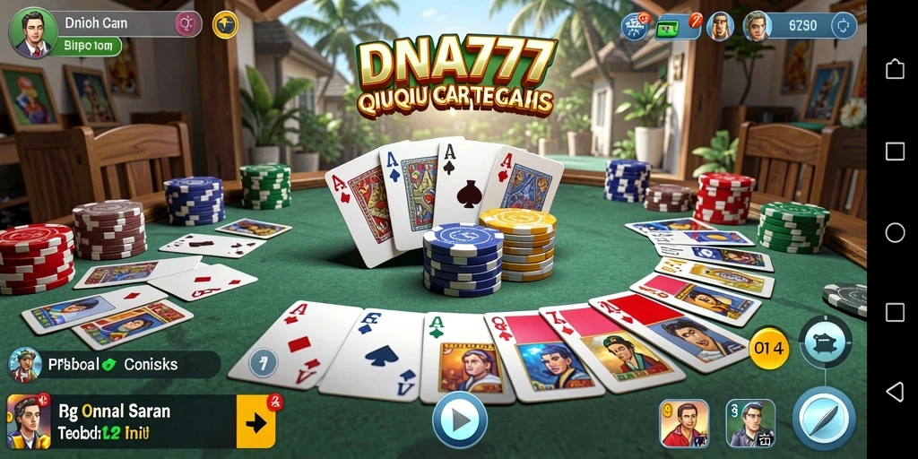 Screenshot menampilkan gameplay QiuQiu yang menegangkan dan seru.