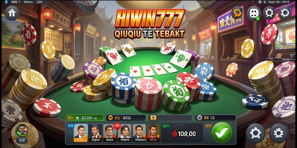 Tampilan menarik dari gameplay QiuQiu HIWIN777.