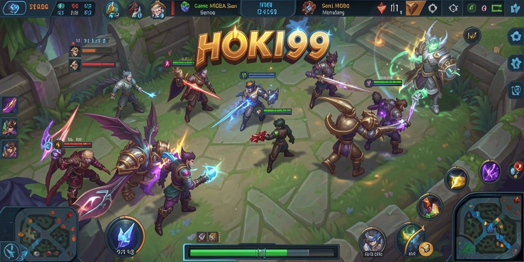 Tangkapan layar dari gameplay HOKI99 yang dramatis dan penuh aksi.