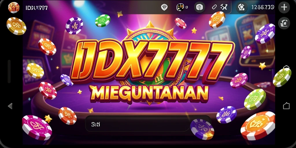 Screenshot IDX777 menampilkan gameplay immersive dari pengalaman Kasino.