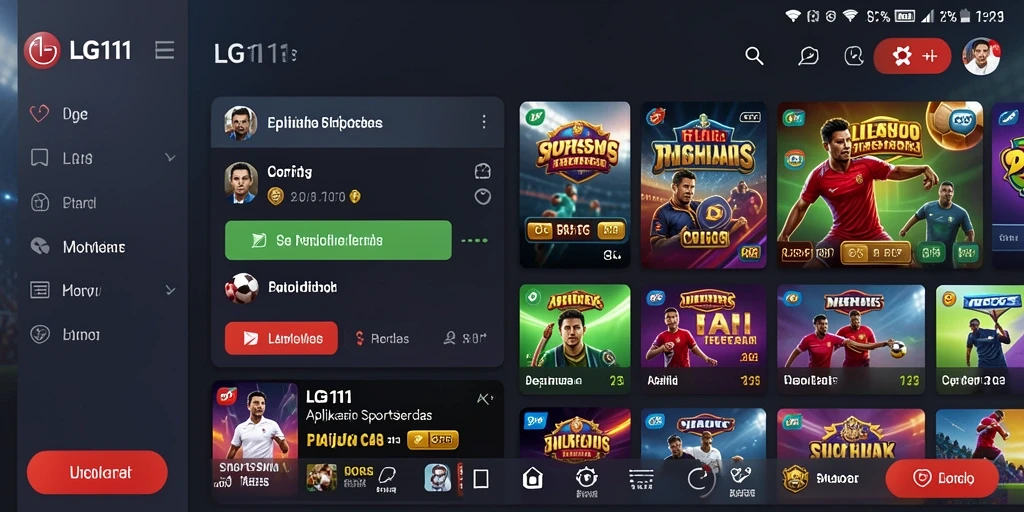 Screenshot game LG111 menampilkan antarmuka taruhan olahraga yang menarik.