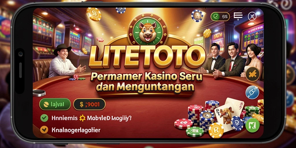 Tampilan gameplay LITETOTO yang menegangkan dan seru.