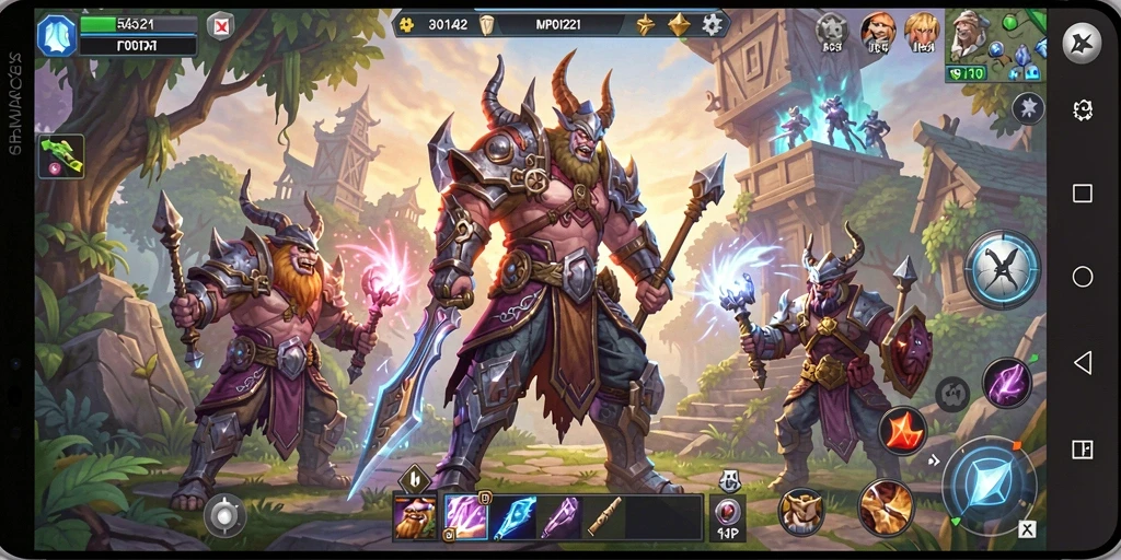 Tampilan gameplay MPO1221 yang mendebarkan di dunia ARPG.