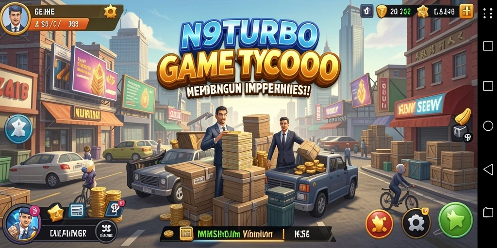 Tampilan screenshot gameplay N9TURBO yang seru dan menarik.