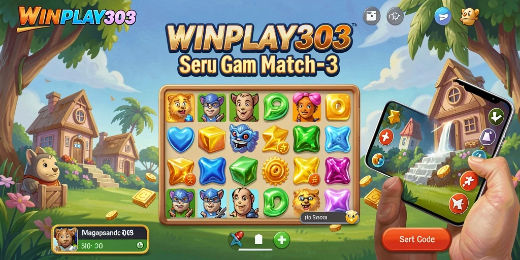 Screenshot game WINPLAY303 menunjukkan suasana menantang dan ceria.